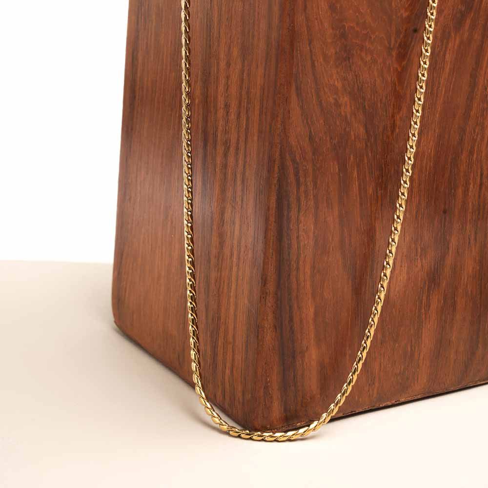 Gold cable link chain